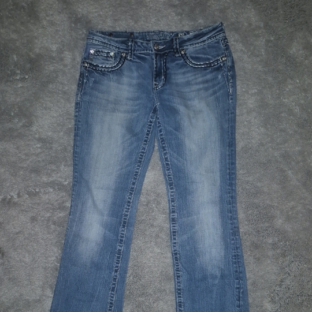 Miss Me Women's Boot Cut Blue Jeans